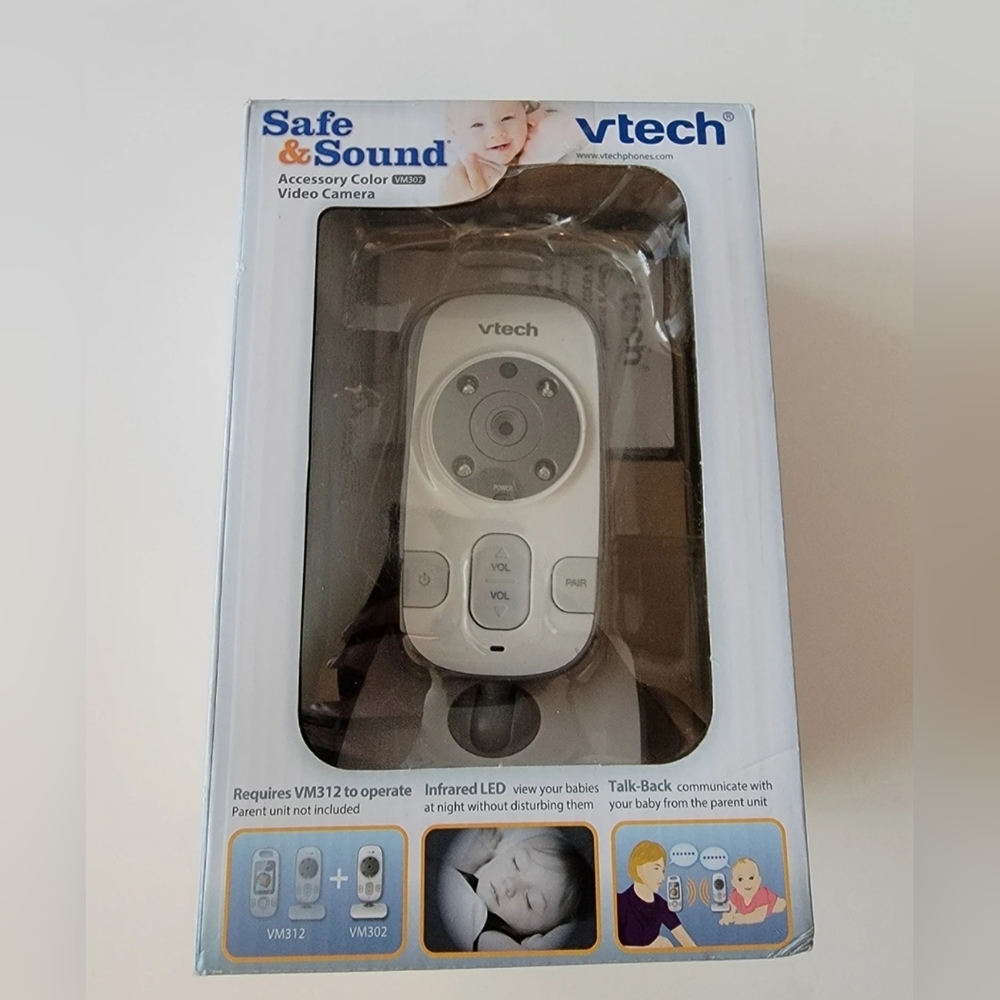 VTech Safe and Sound VM302 Accessory Video Camera for VM312 System Baby Monitor
